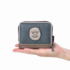 Portafoglio Piccolo Anekke Kyomu Con Protezione RFID – 10x9 Cm, Due Scomparti E Portamonete - 4