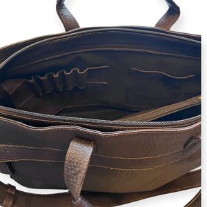 1. Briefcase Dark brown