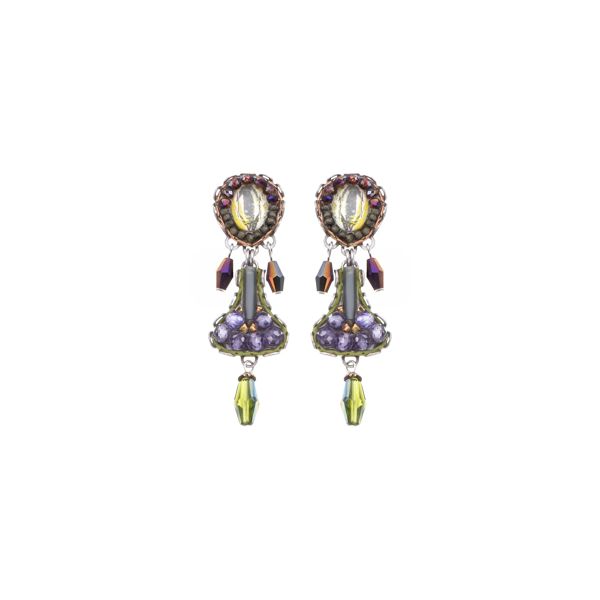 Silent Shadows Set, Gothic Earrings purple AyalaBar