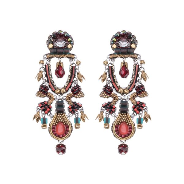 Noble Wine Set, Cherrywood Earrings scorched earth AyalaBar