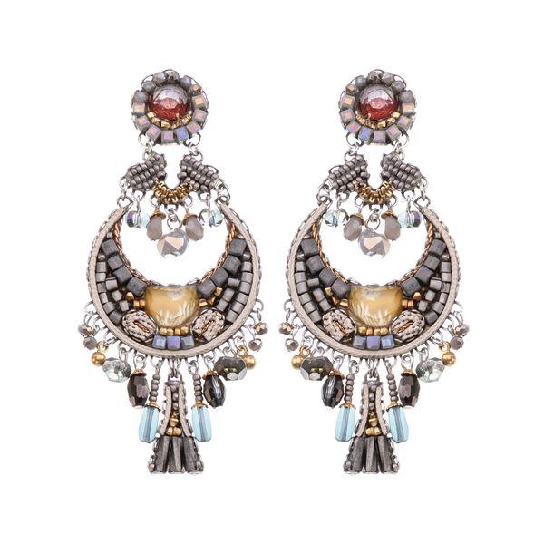 Shivering Moonlight Set, Luster Earrings grey AyalaBar