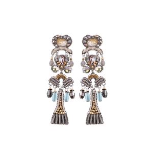 Shivering Moonlight Set, Mist Earrings grey AyalaBar