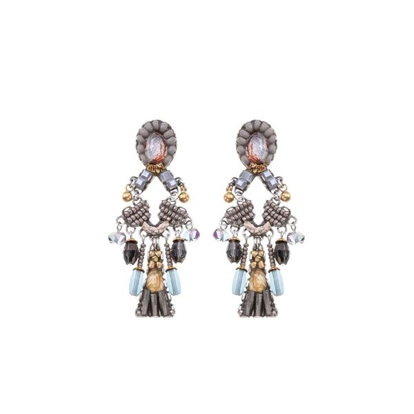 Shivering Moonlight Set, Snowglow Earrings grey AyalaBar