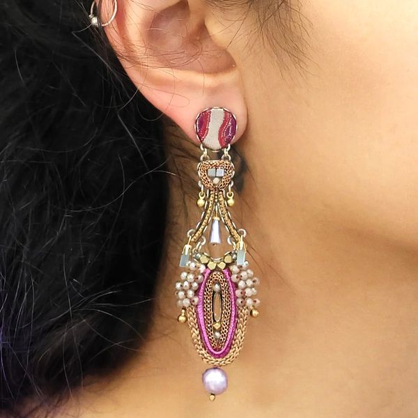 2. Orecchini Navia, Berry Blush Set viola AyalaBar h2299