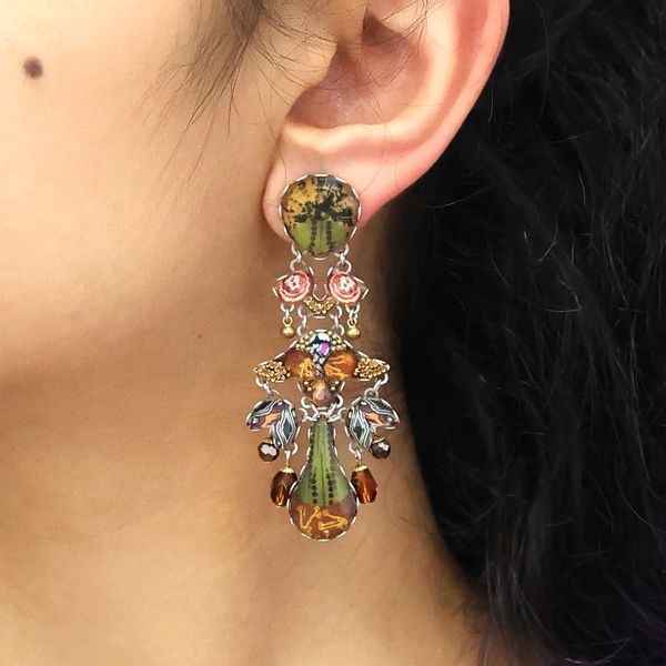 2. Golden Dunes Set, Kvaari Earrings orange AyalaBar r2335