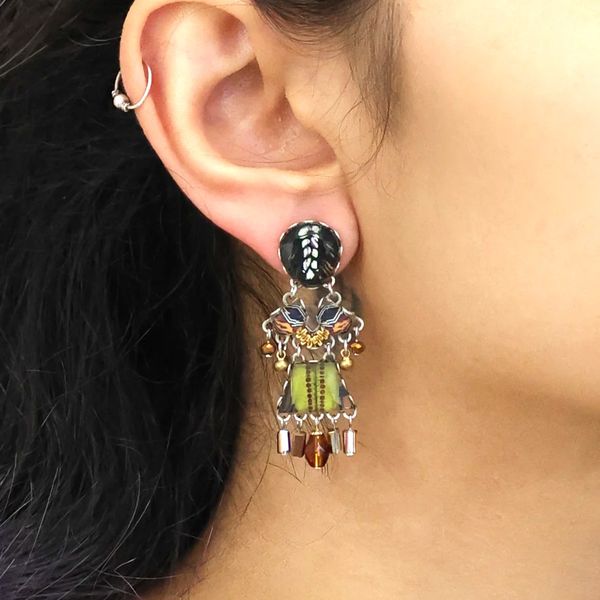 2. Golden Dunes Set, Noctira Earrings orange AyalaBar r2337