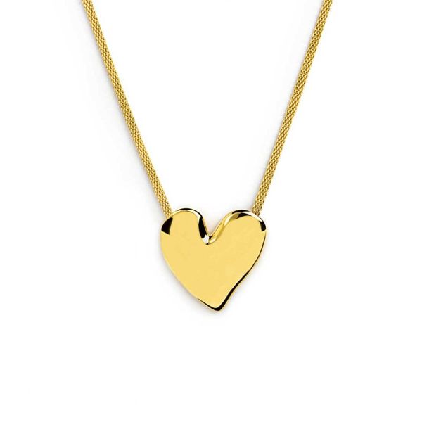 3. Collana cuore irregolare oro Marlù Gioielli 33cn0039