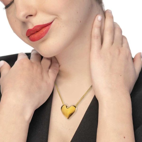 1. Collana cuore irregolare oro Marlù Gioielli 33cn0039
