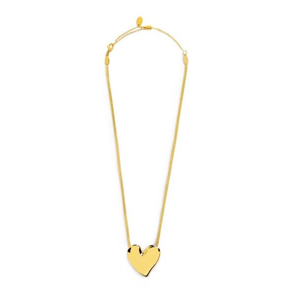 2. Collana cuore irregolare oro Marlù Gioielli 33cn0039