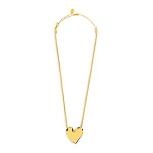 2. Collana cuore irregolare oro