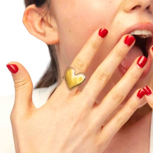 1. Anello cuore irregolare oro Marlù Gioielli 33an0043-s