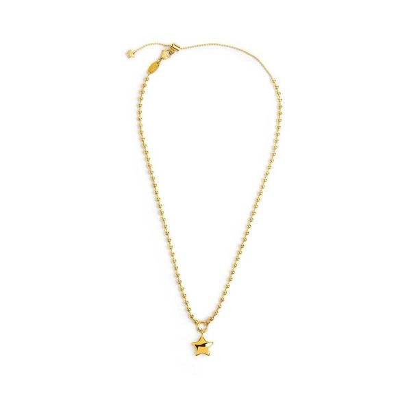 2. Sphere chain necklace with star gold Marlù Gioielli 18cn126