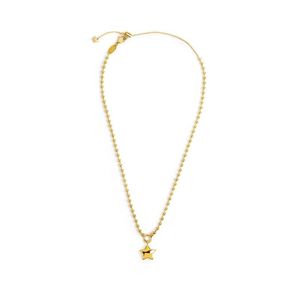 2. Sphere chain necklace with star gold