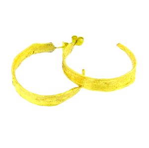 1. Orecchini Hippie hoop oro