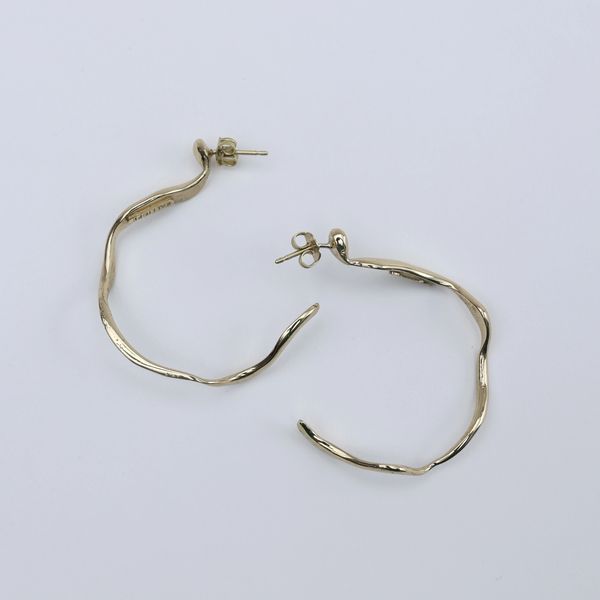 2. Orecchini Air hoop oro KALLIOPE Handmade Jewelry gs1724