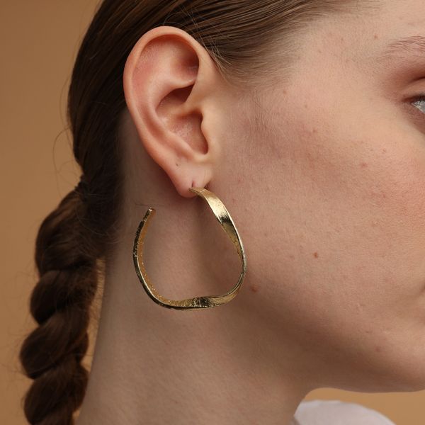 2. Vicky Earrings gold KALLIOPE Handmade Jewelry gs1729