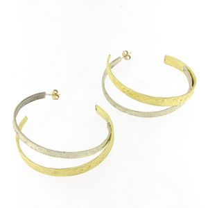 1. Hoop earrings gold