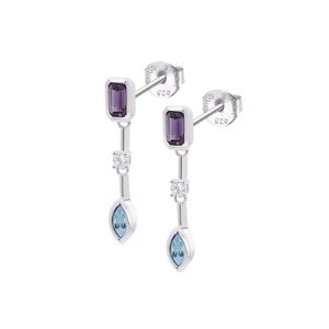 Earrings LP3882-4 silver gray LOTUS Silver