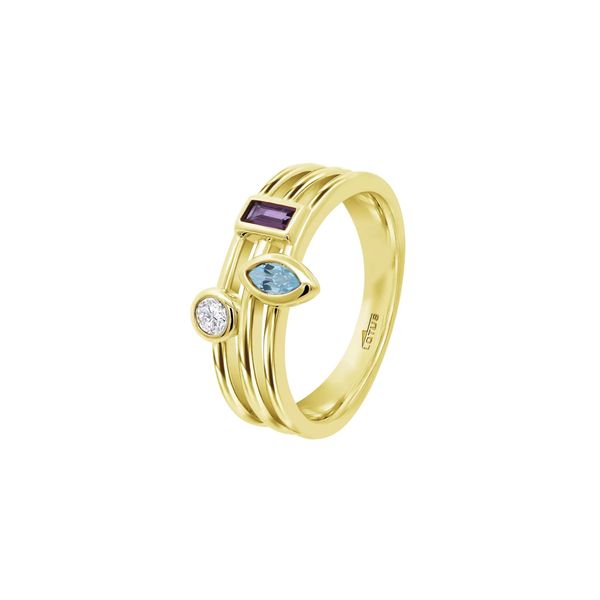 Ring LP3882-3 gold LOTUS Silver