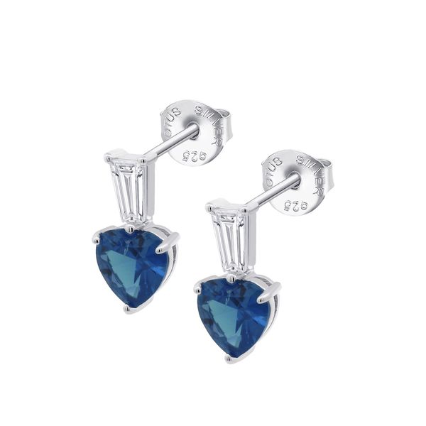 Earrings LP3893-4 blue LOTUS Silver