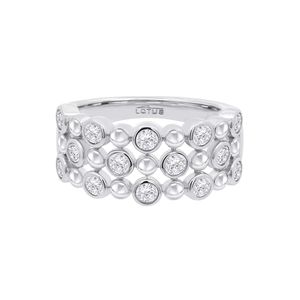2. Ring LP3879-3 silver gray