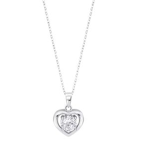 2. Necklace LP3092-1 silver gray