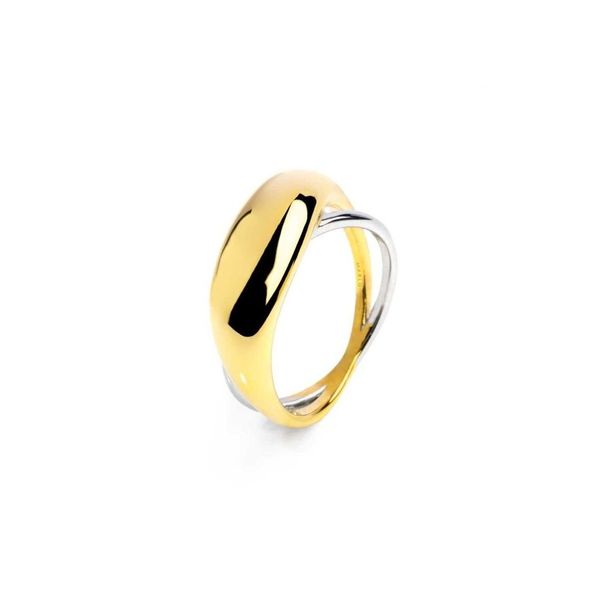 Double band ring gold Marlù Gioielli