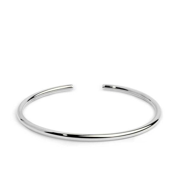 2. Bracciale rigido tubolare 3 mm grigio acciaio Marlù Gioielli 33br0073