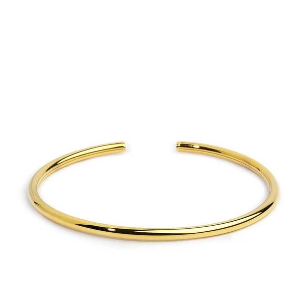 2. 3mm tubular rigid bracelet gold Marlù Gioielli 33br0073
