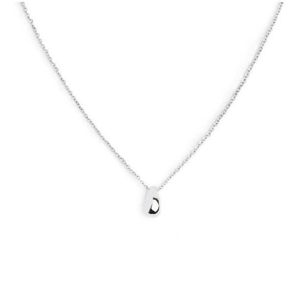 3. Collana catena goccia grigio acciaio Marlù Gioielli 33cn0036