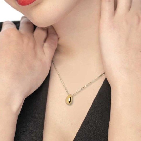 2. Drop chain necklace gold Marlù Gioielli 33cn0036
