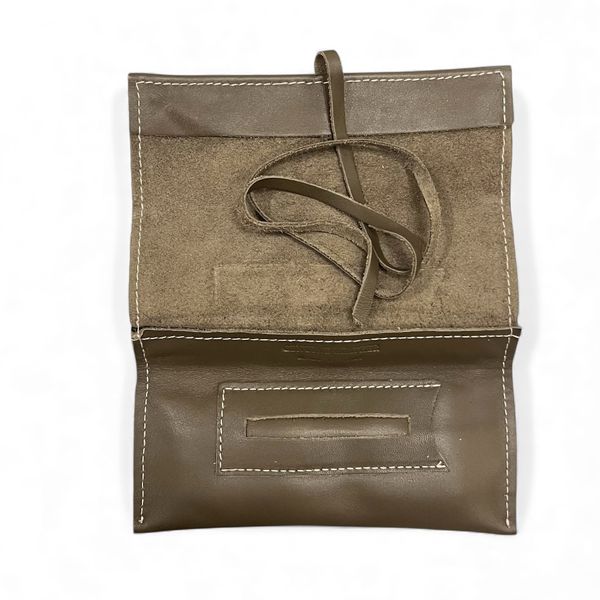 2. Tobacco pouch with drawstring Military green BRASS Workshop ptl03