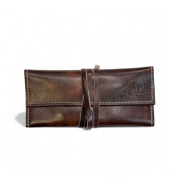 Porta tabacco con laccio Marrone vintage BRASS Workshop