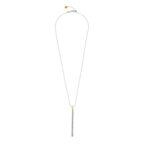 2. Multi-strand pendant necklace steel gray Marlù Gioielli 33co0035gs