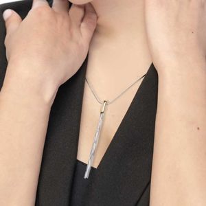 1. Multi-strand pendant necklace steel gray