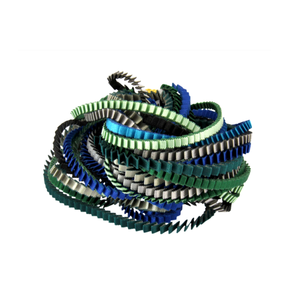 1. Essilp KL318 Necklace blue-turquoise-green ALEXANDRA TSOUKALA kl318