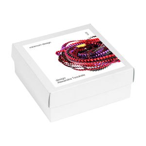 2. Collana Essilp KL02 nero-viola-rosso