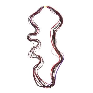 1. Collana Essilp KL02 nero-viola-rosso