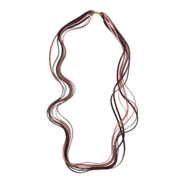 1. Essilp KL104 Necklace pink-peach ALEXANDRA TSOUKALA kl104