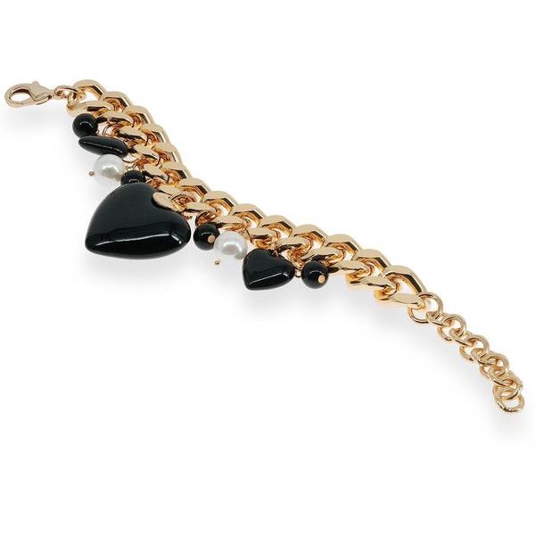 1. Bracciale Hearts nero Antùra Accessori abt40022