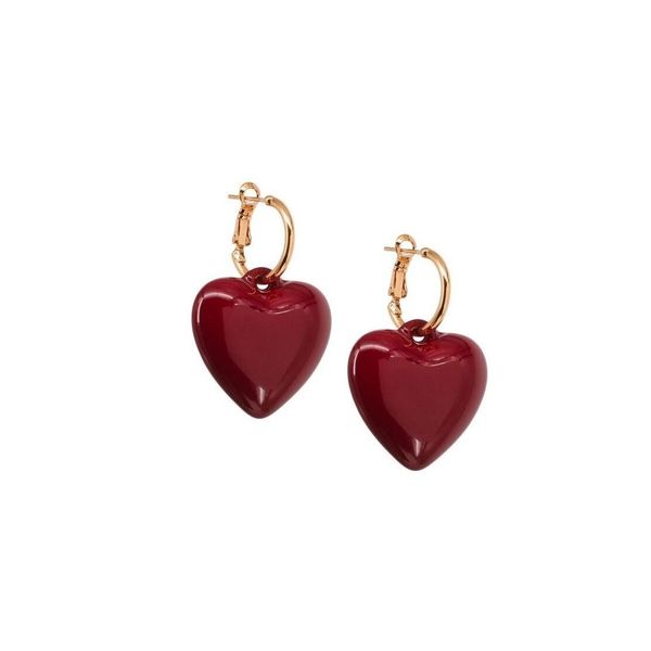 Hearts earrings wine Antùra Accessori