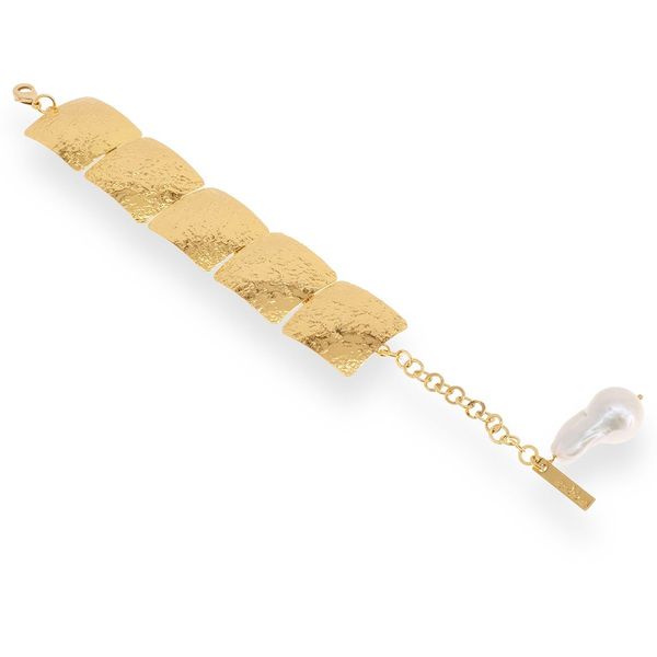 1. Audrey semi-rigid bracelet gold Antùra Accessori abt45040