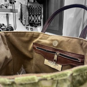 2. Borsa jumbo foglie Verde