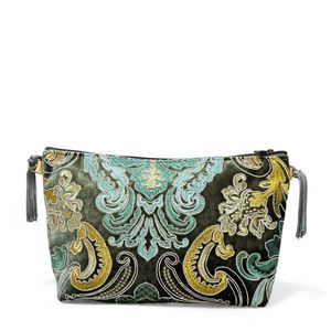 1. Borsa fantasia filo tracolla verde
