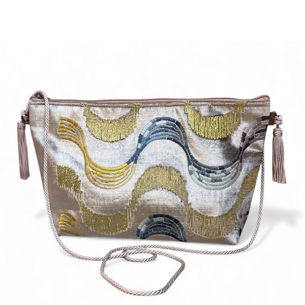 2. Borsa filo fantasia oro BRASS Workshop n345/3