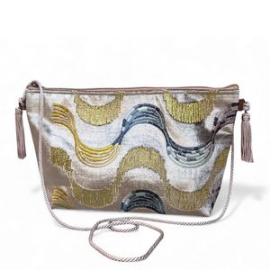 2. Borsa filo fantasia oro