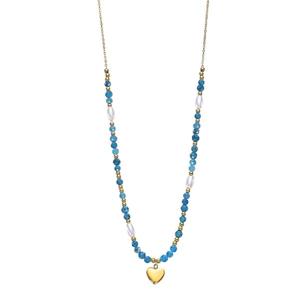 Necklace LS2553-1 blue LOTUS Style