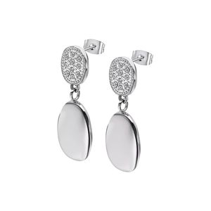 2. Earrings LS2567-4 steel gray