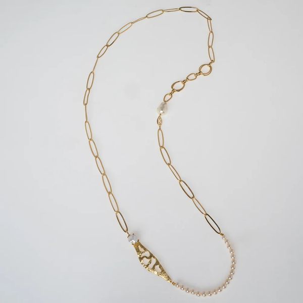 1. Swoon chanel necklace gold KALLIOPE Handmade Jewelry ch1880