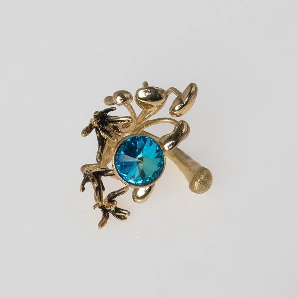 2. Stem ring blue KALLIOPE Handmade Jewelry gd1879